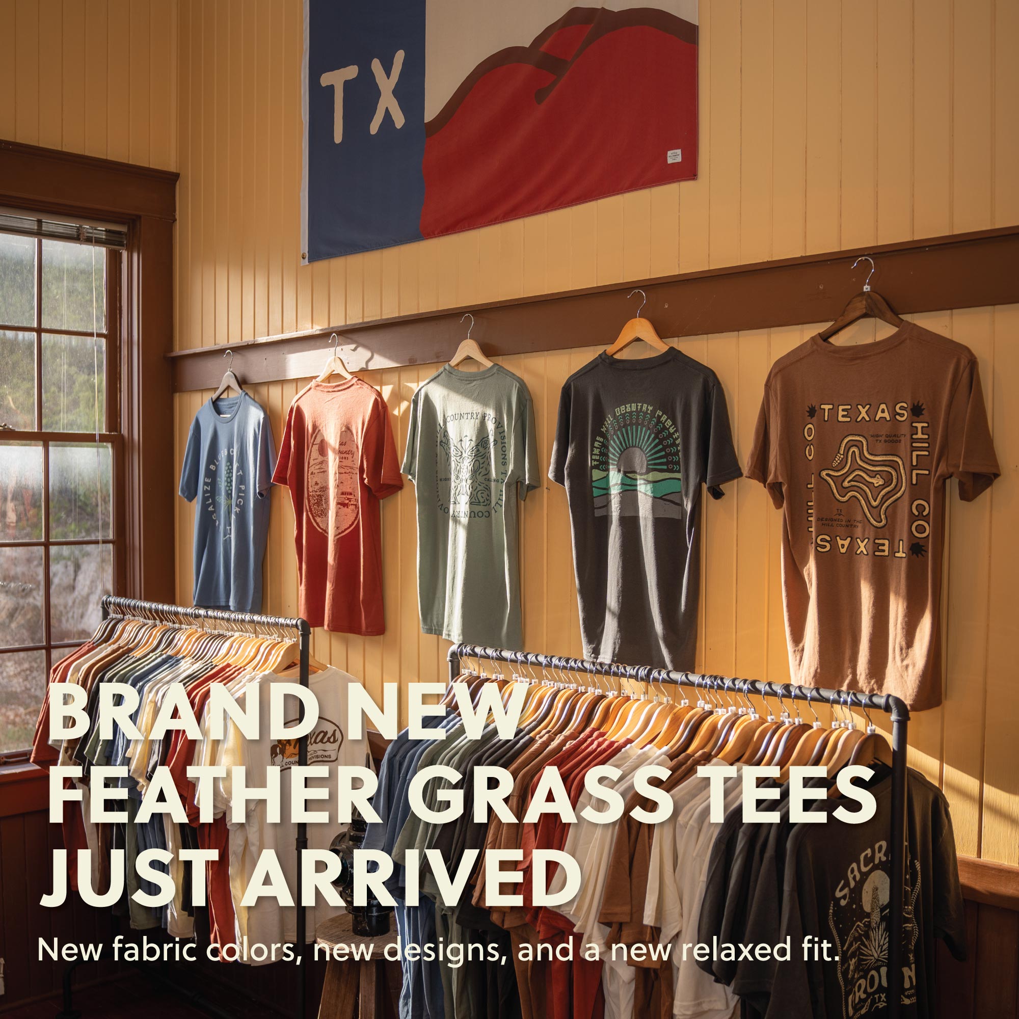 Texas Is Magical' Feather Grass Tee