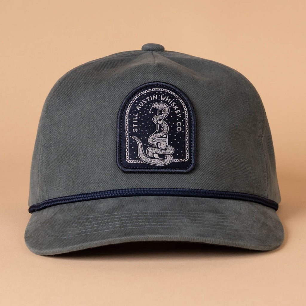 Beware of Snakes Guadalupe Snapback Texas Hill Country Provisions Bluegrass Double Brushed Twill Mesh Flap