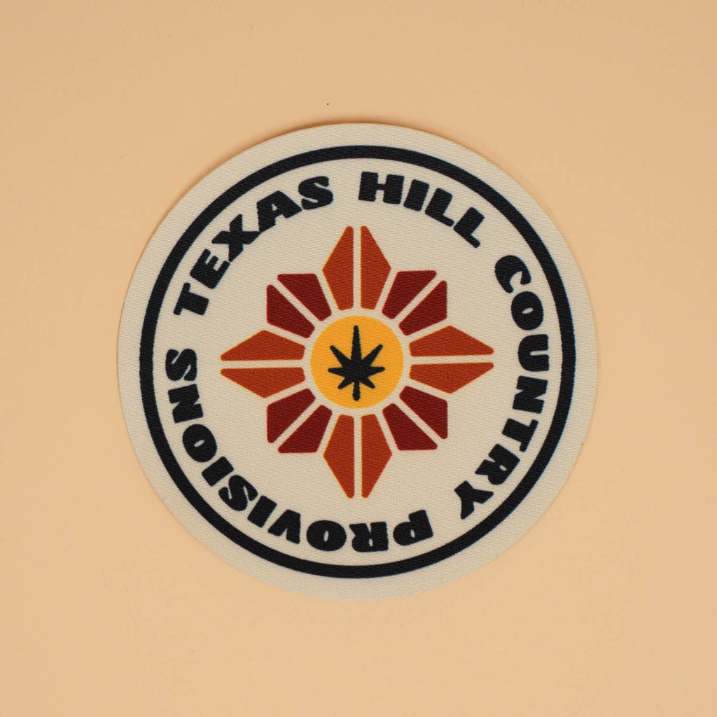 High Noon Sticker Nylon Sticker Texas Hill Country Provisions Weatherproof Nylon 