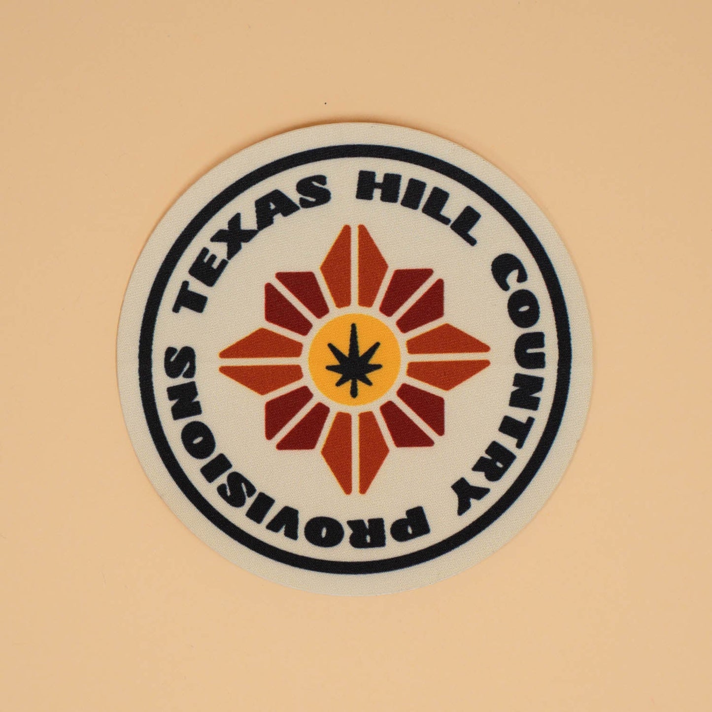 High Noon Sticker Nylon Sticker Texas Hill Country Provisions Weatherproof Nylon