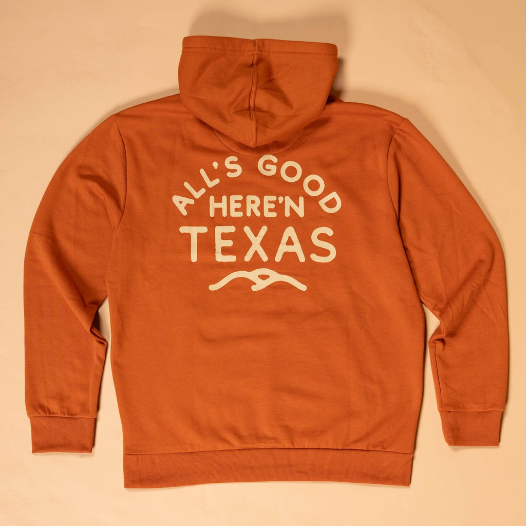 All's Good Campfire Hoodie Texas Hill Country Provisions 