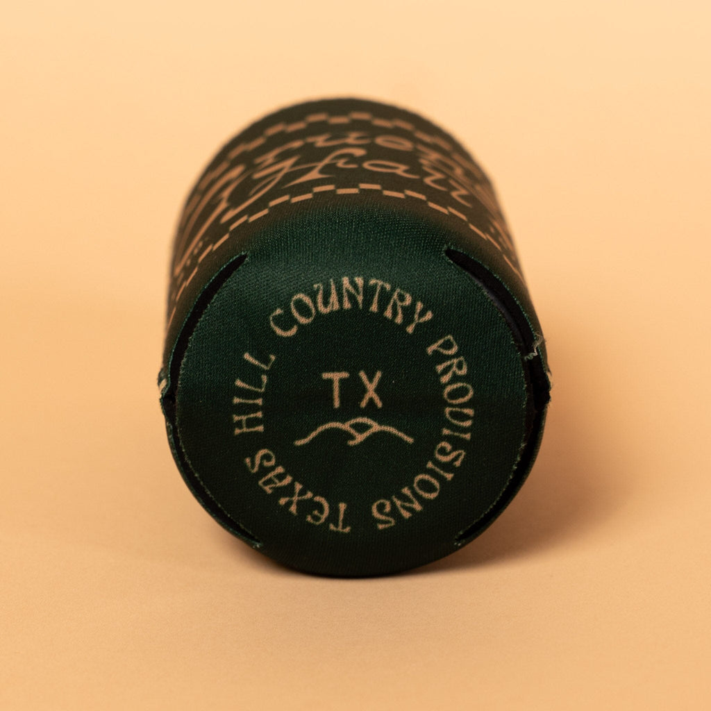 Feed & Seed Neoprene Can Sleeve Texas Hill Country Provisions 