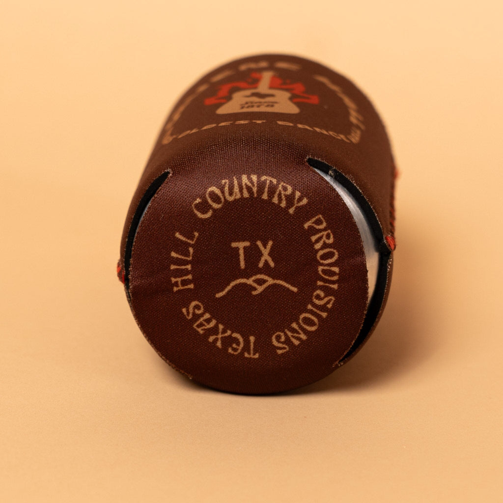 Hot Licks Neoprene Can Sleeve Texas Hill Country Provisions 