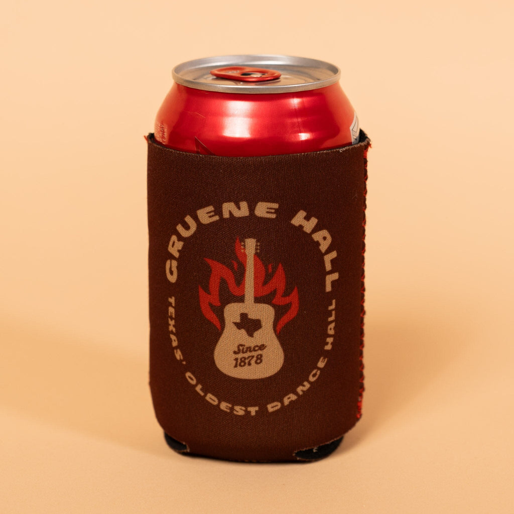 Hot Licks Neoprene Can Sleeve Texas Hill Country Provisions Brown 