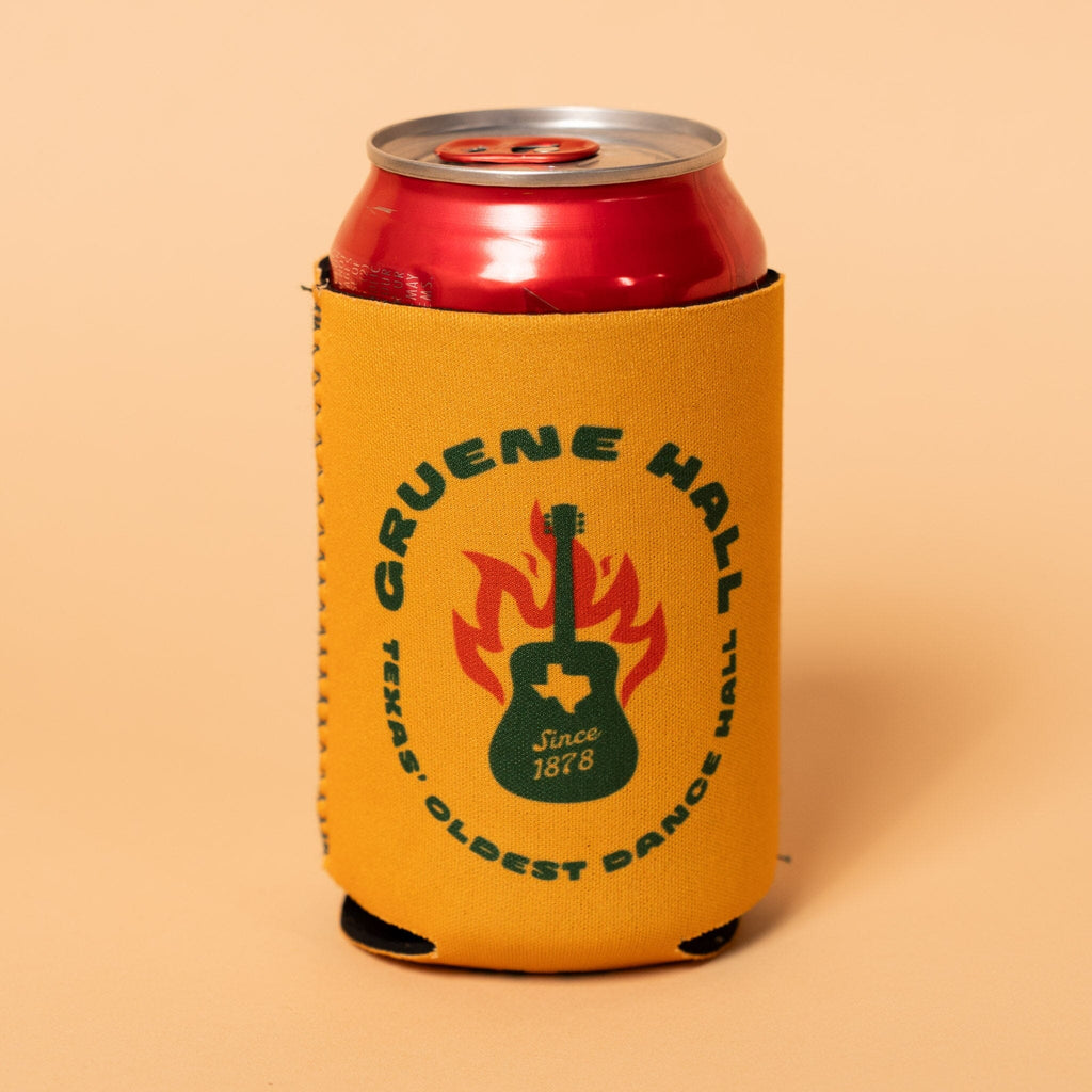 Hot Licks Neoprene Can Sleeve Texas Hill Country Provisions Yellow 