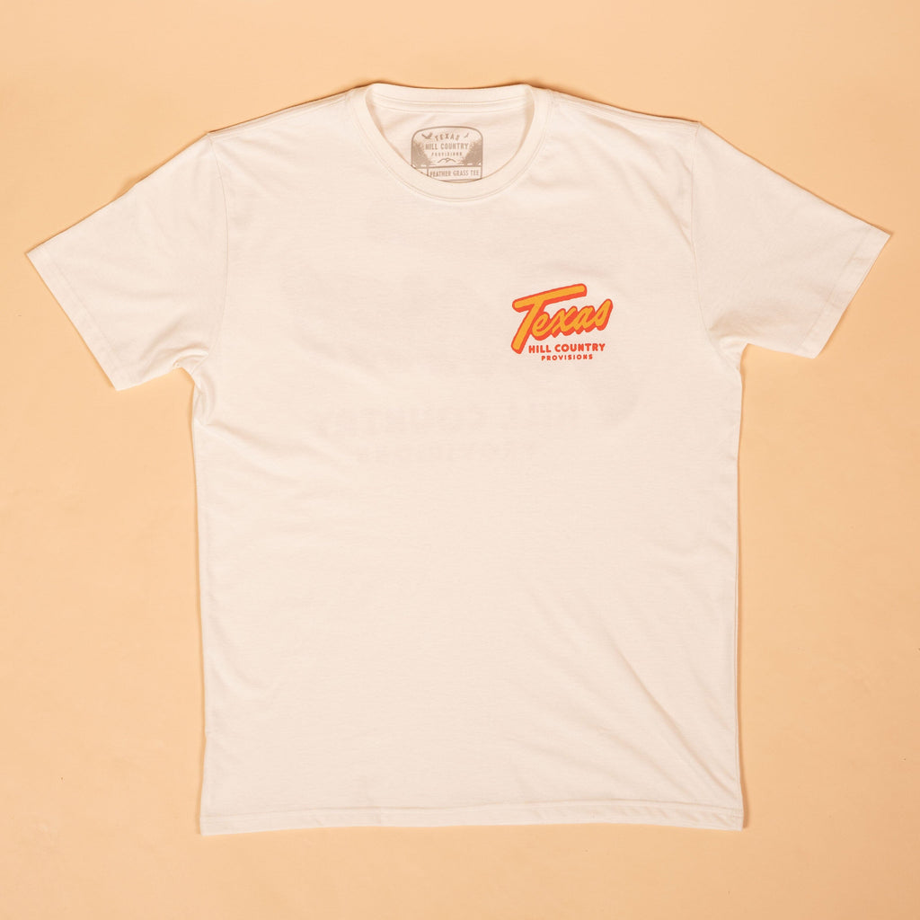 TX Retro Feather Grass Tee Texas Hill Country Provisions 