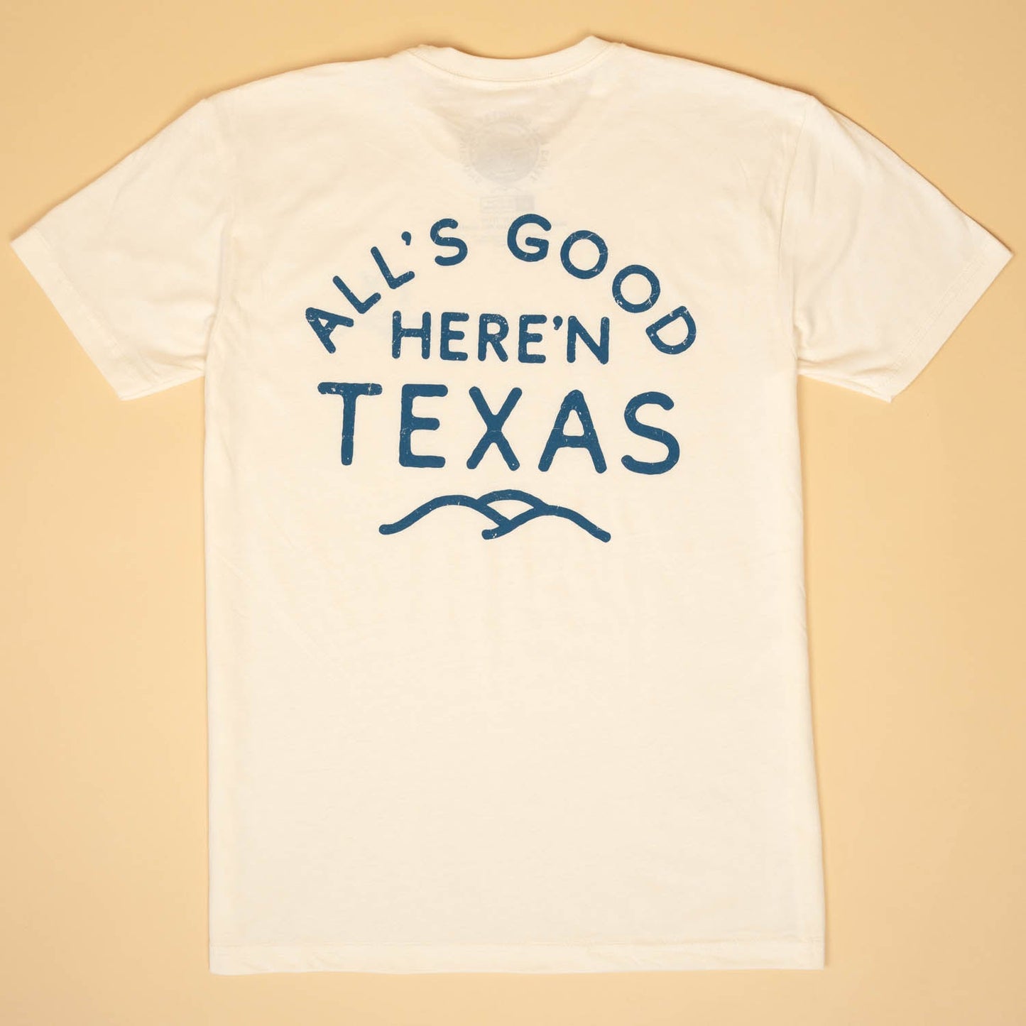 All's Good Feather Grass Tee Texas Hill Country Provisions Vintage White S 