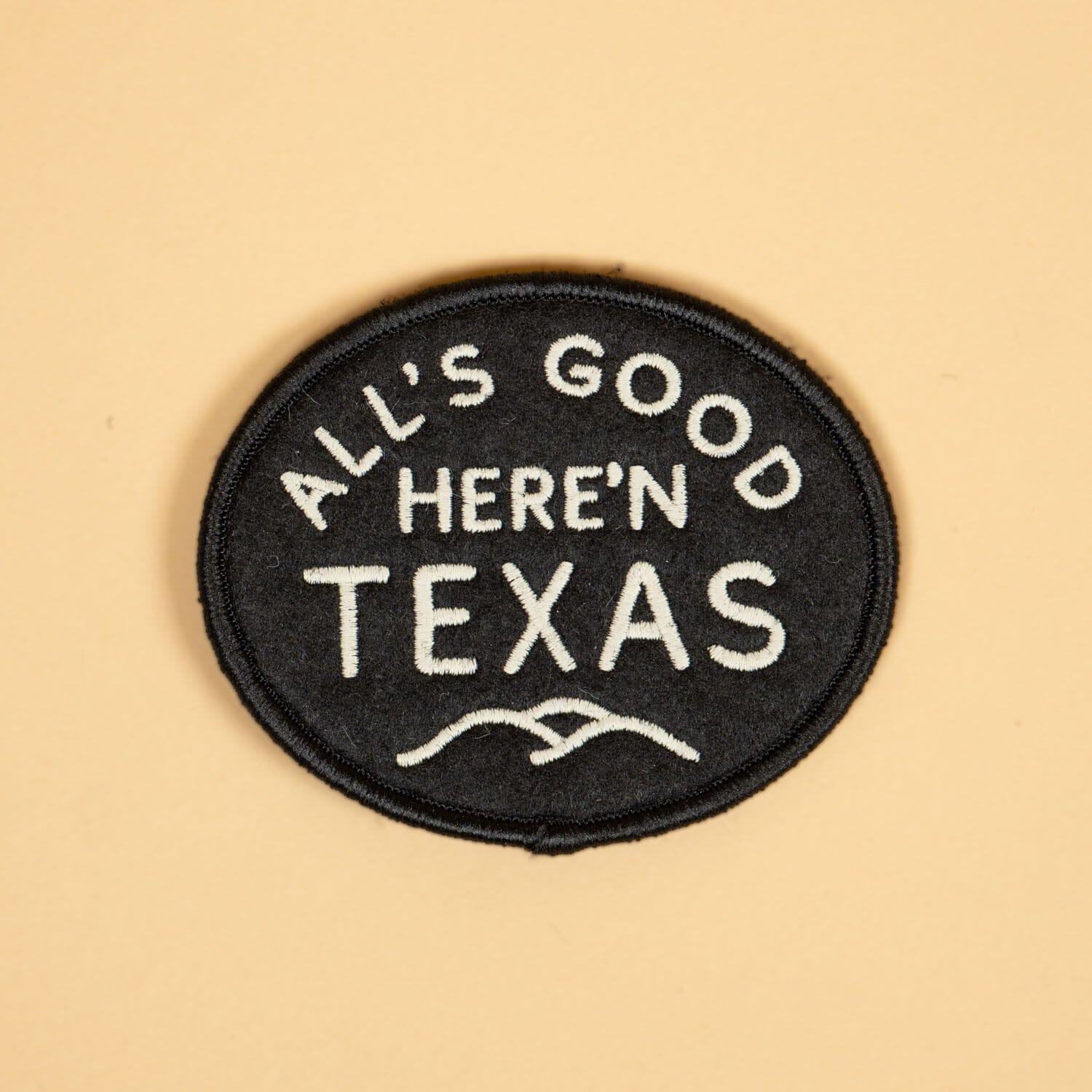 All's Good Patch Texas Hill Country Provisions Black 