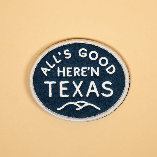 All's Good Patch Texas Hill Country Provisions Navy 