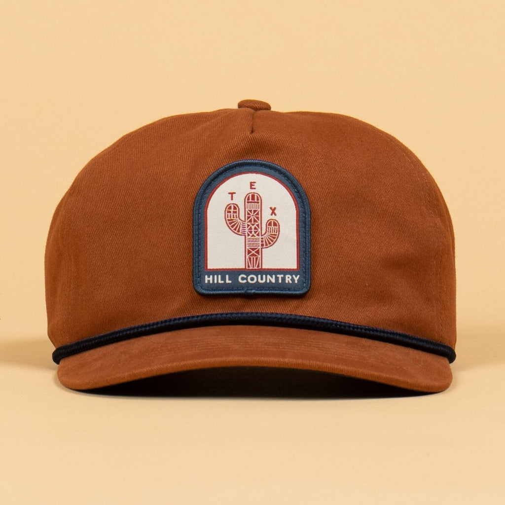 Desert Fractals Guadalupe Snapback THC Provisions Pecan Single Brushed Unstructured