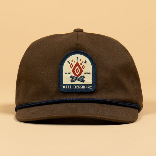 Fractal Fire Guadalupe Snapback THC Provisions Seaweed Single Brushed Unstructured