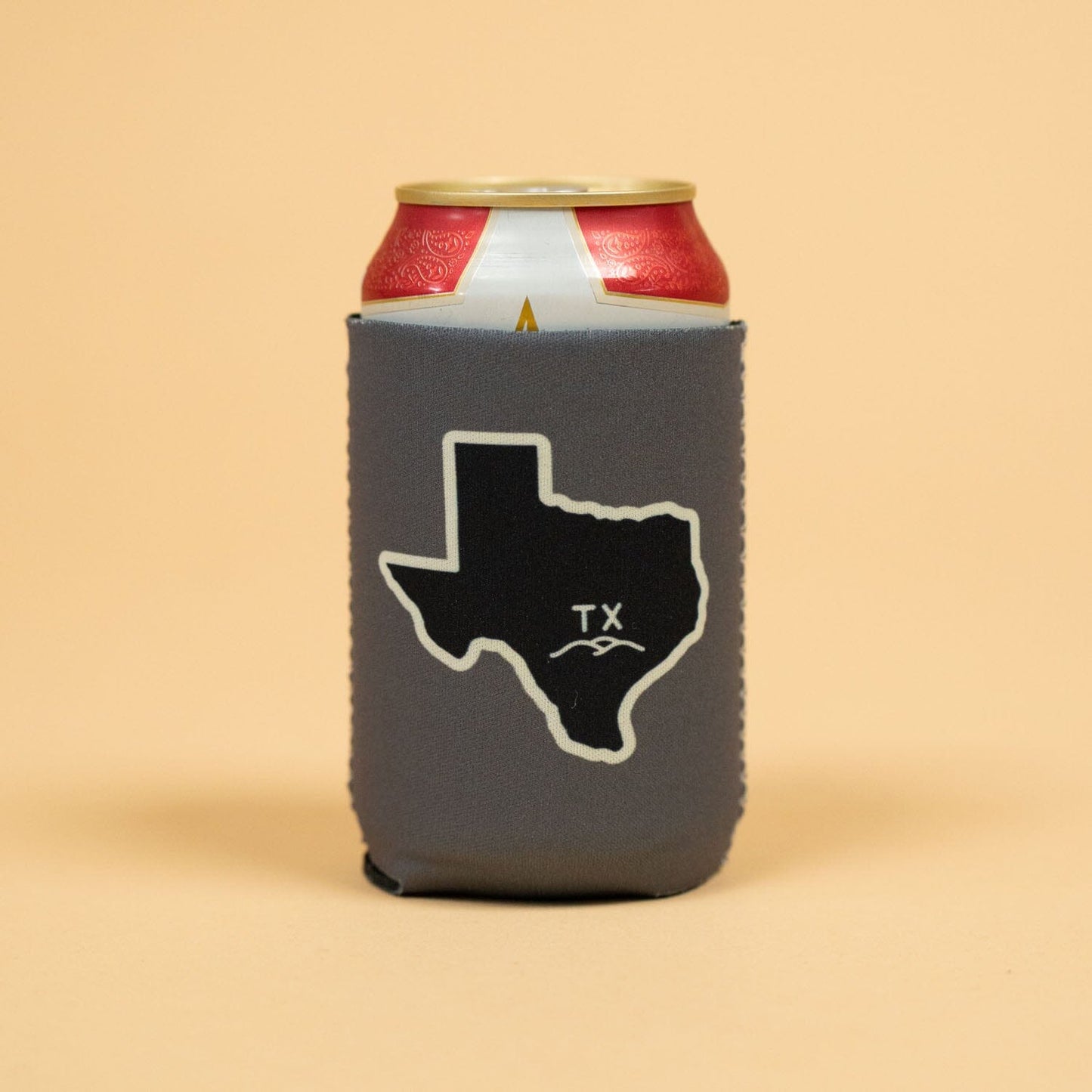 Heart of Texas Neoprene Can Sleeve Texas Hill Country Provisions Slate Grey 
