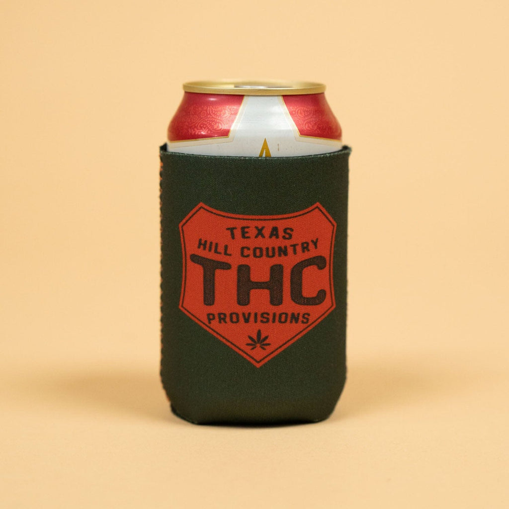 High Road Neoprene Can Sleeve Texas Hill Country Provisions Pine 