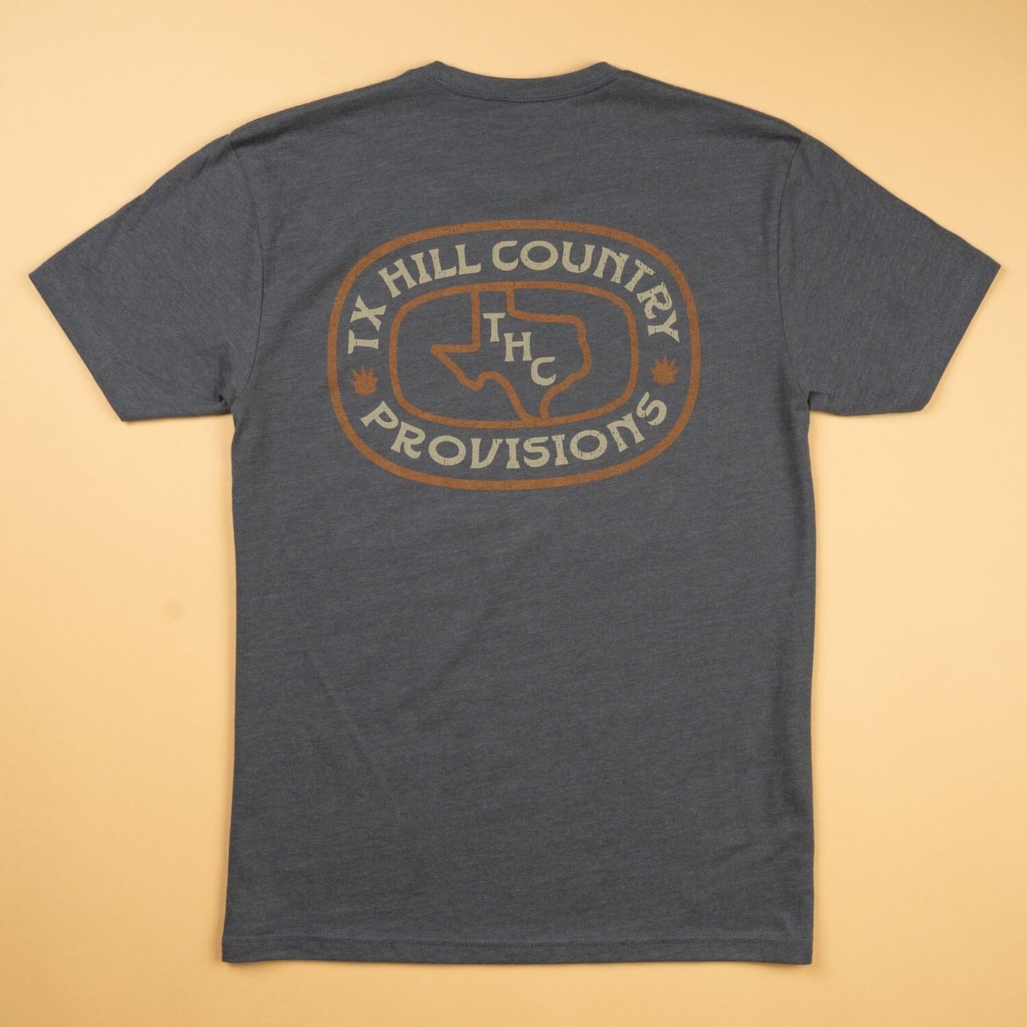 Hill Country Buckle Feather Grass Tee Texas Hill Country Provisions Charcoal Ash S 
