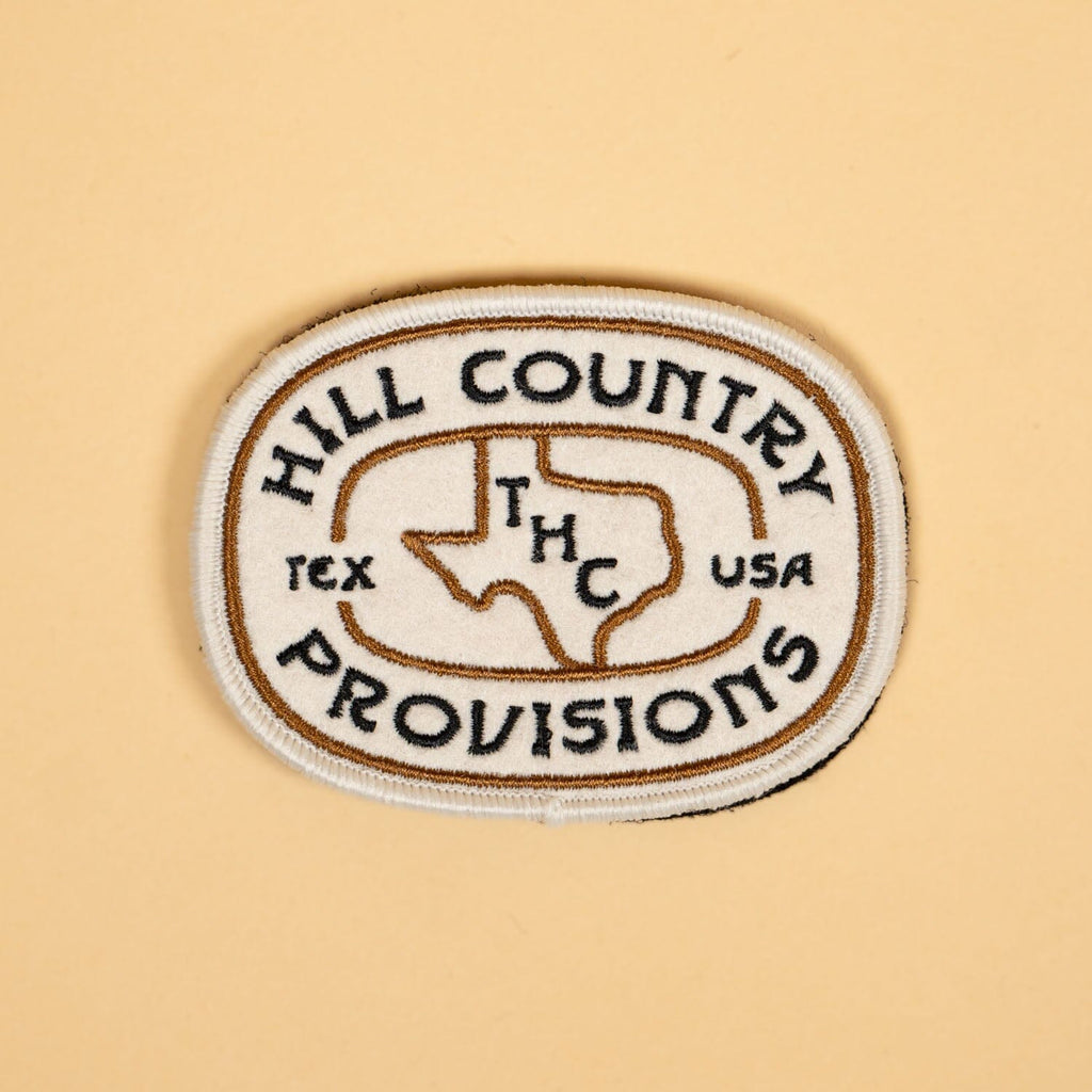 Hill Country Buckle Patch Texas Hill Country Provisions Vintage White 