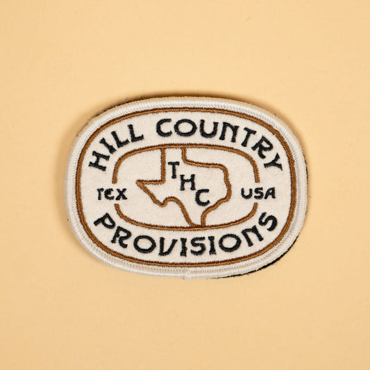 Hill Country Buckle Patch Texas Hill Country Provisions Vintage White 
