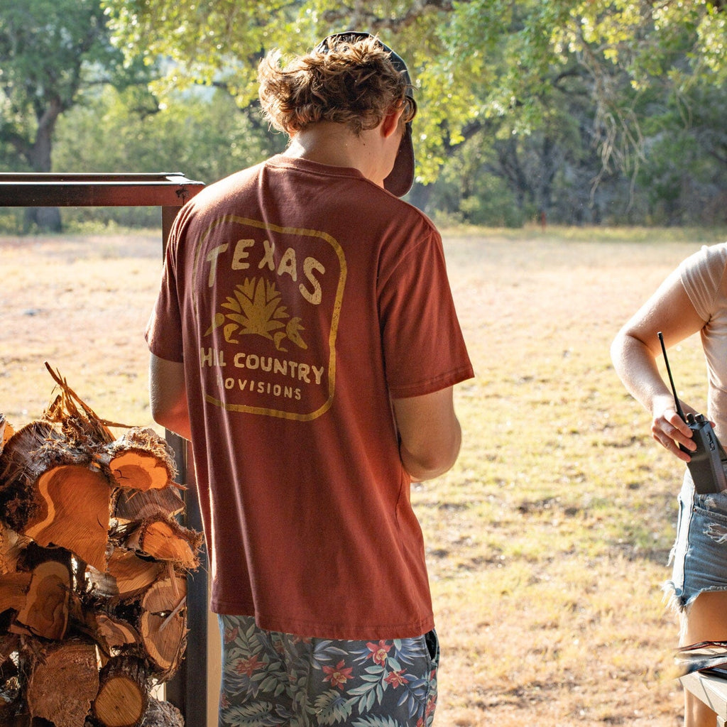 Hill Country Dillo Feather Grass Tee Texas Hill Country Provisions 