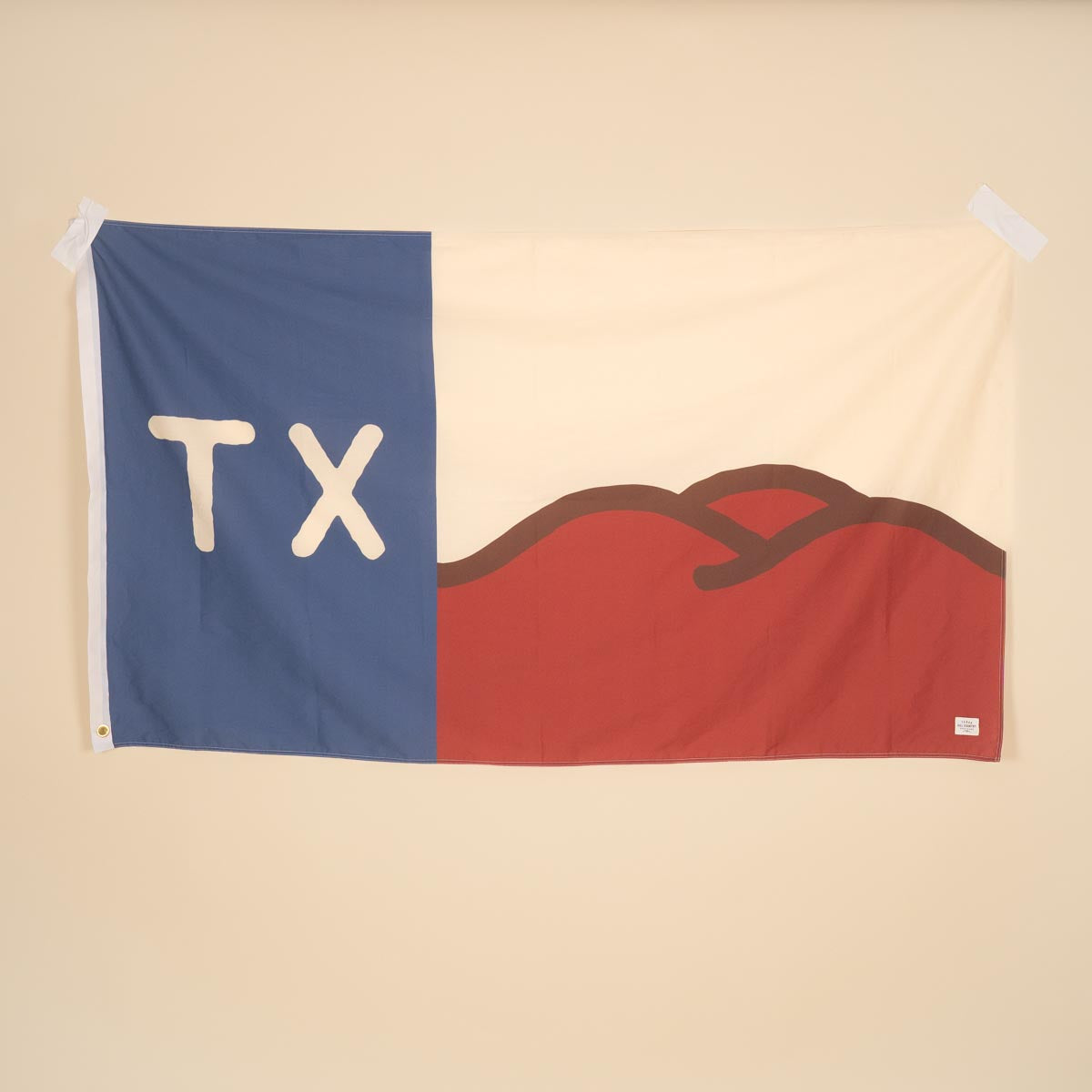 Hill Country Flag 3x5 Cotton Linen Flag THC Provisions 
