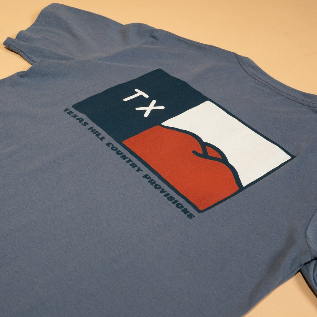 Hill Country Flag Feather Grass Tee Texas Hill Country Provisions 