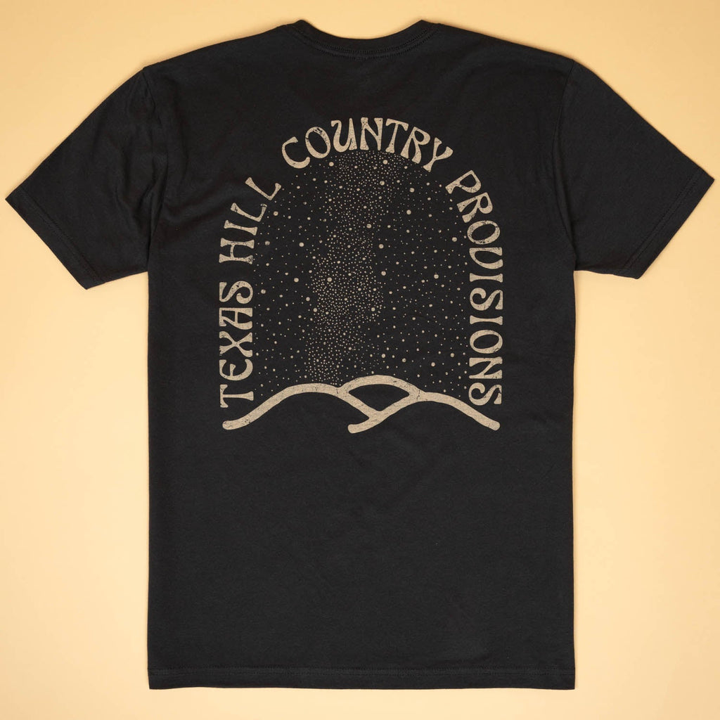 Stars At Night Feather Grass Tee Texas Hill Country Provisions Black S 