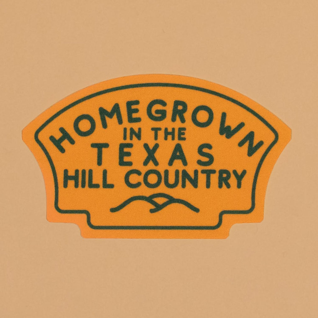 THC Native Nylon Sticker Texas Hill Country Provisions Weatherproof Nylon 