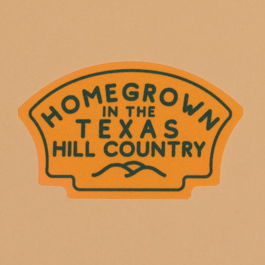 THC Native Nylon Sticker Texas Hill Country Provisions Weatherproof Nylon 