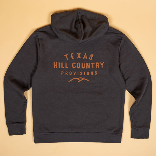 THC v1 Campfire Hoodie Texas Hill Country Provisions Faded Black S 
