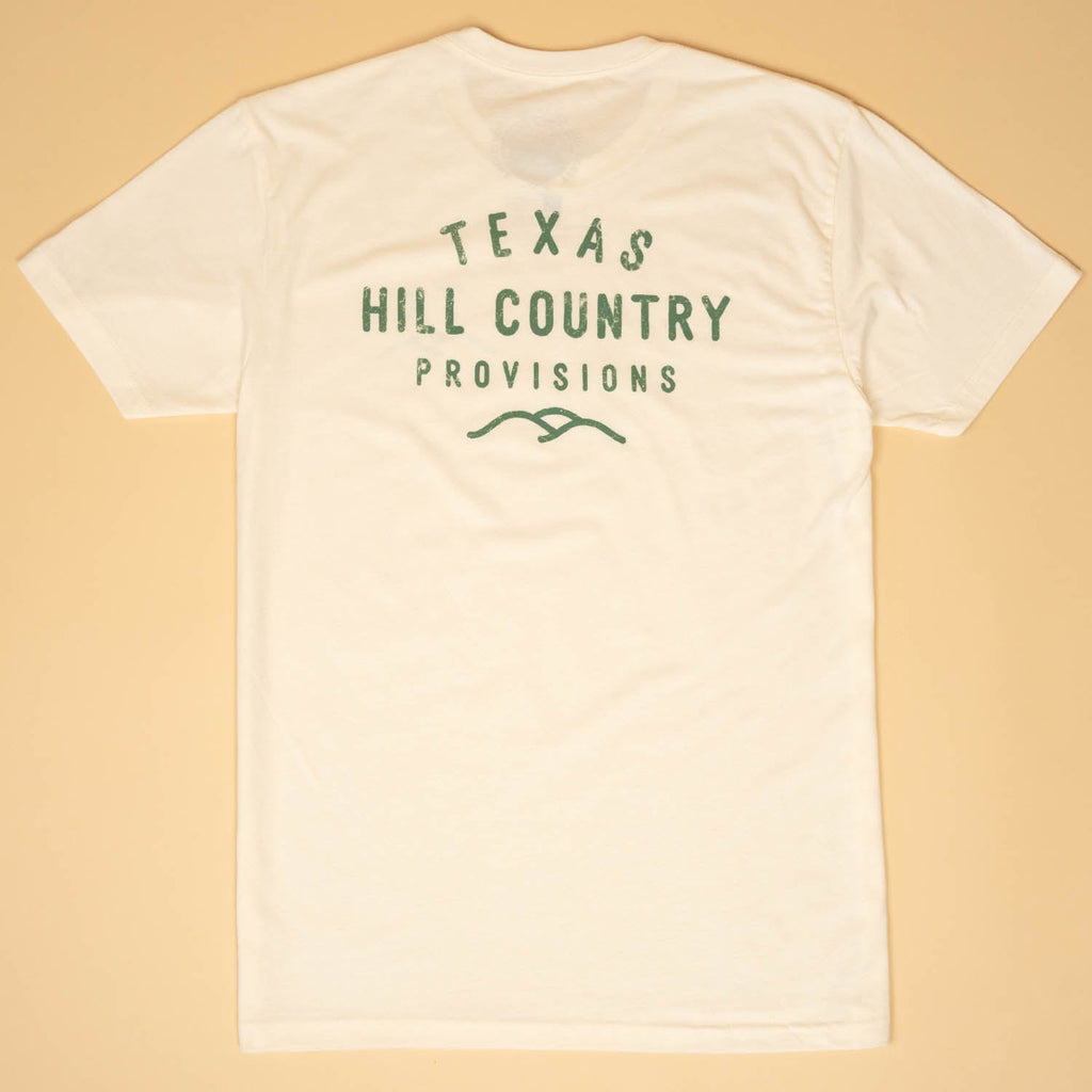 THC v1 Feather Grass Tee Texas Hill Country Provisions Vintage White S 