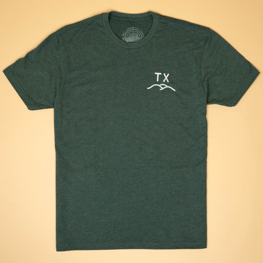 THC v1 (Pine) Feather Grass Tee Texas Hill Country Provisions 